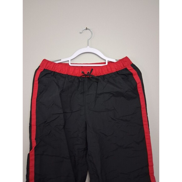 Nike Womens Track Pants Black Lined Zippered Ankle Pull On Drawstring Small 4 6 - Picture 2 of 11